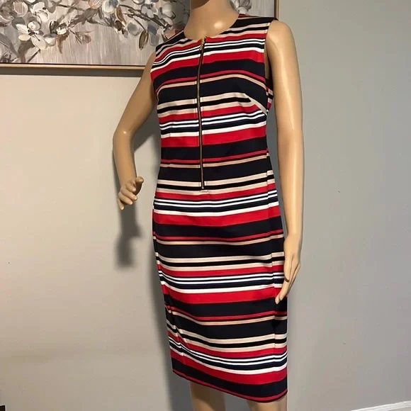 Donna Karan | Dresses | Donna Karan Dress Size 4 Multicolored Red Beige White And Blue | Poshmark Donna Karan | Dresses | Donna Karan Dress Size 4 Multicolored Red Beige White And Blue | Poshmark